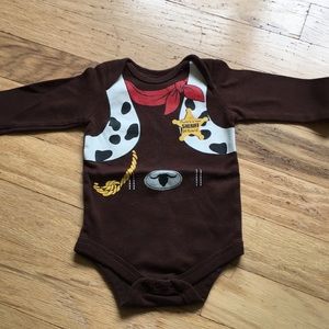 5/$8 Cowboy/woody onesie